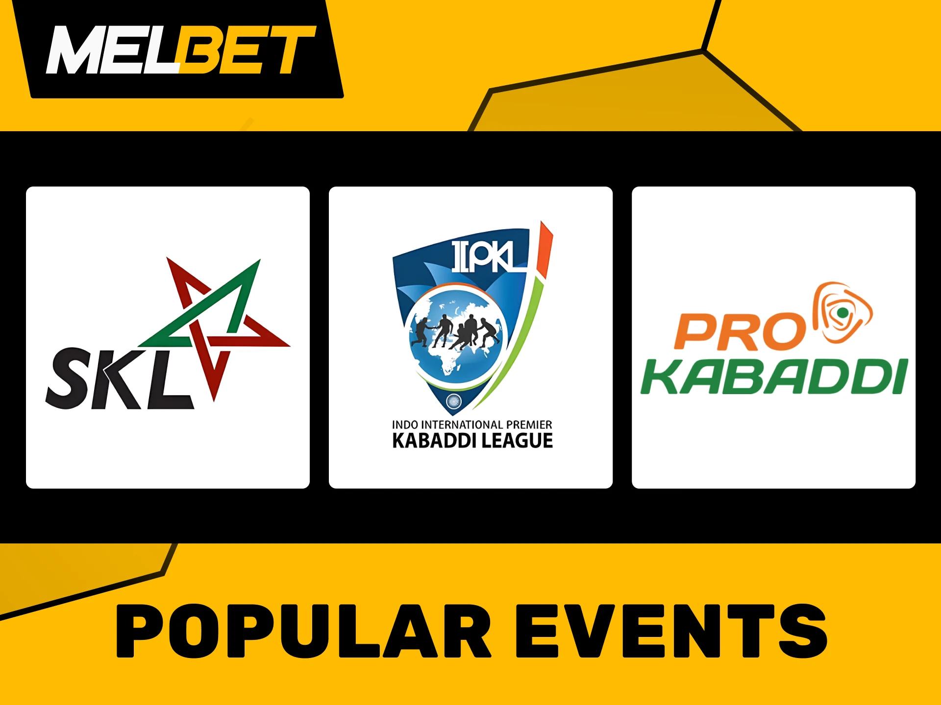 Place bets on the most popular kabaddi championships at Melbet.
