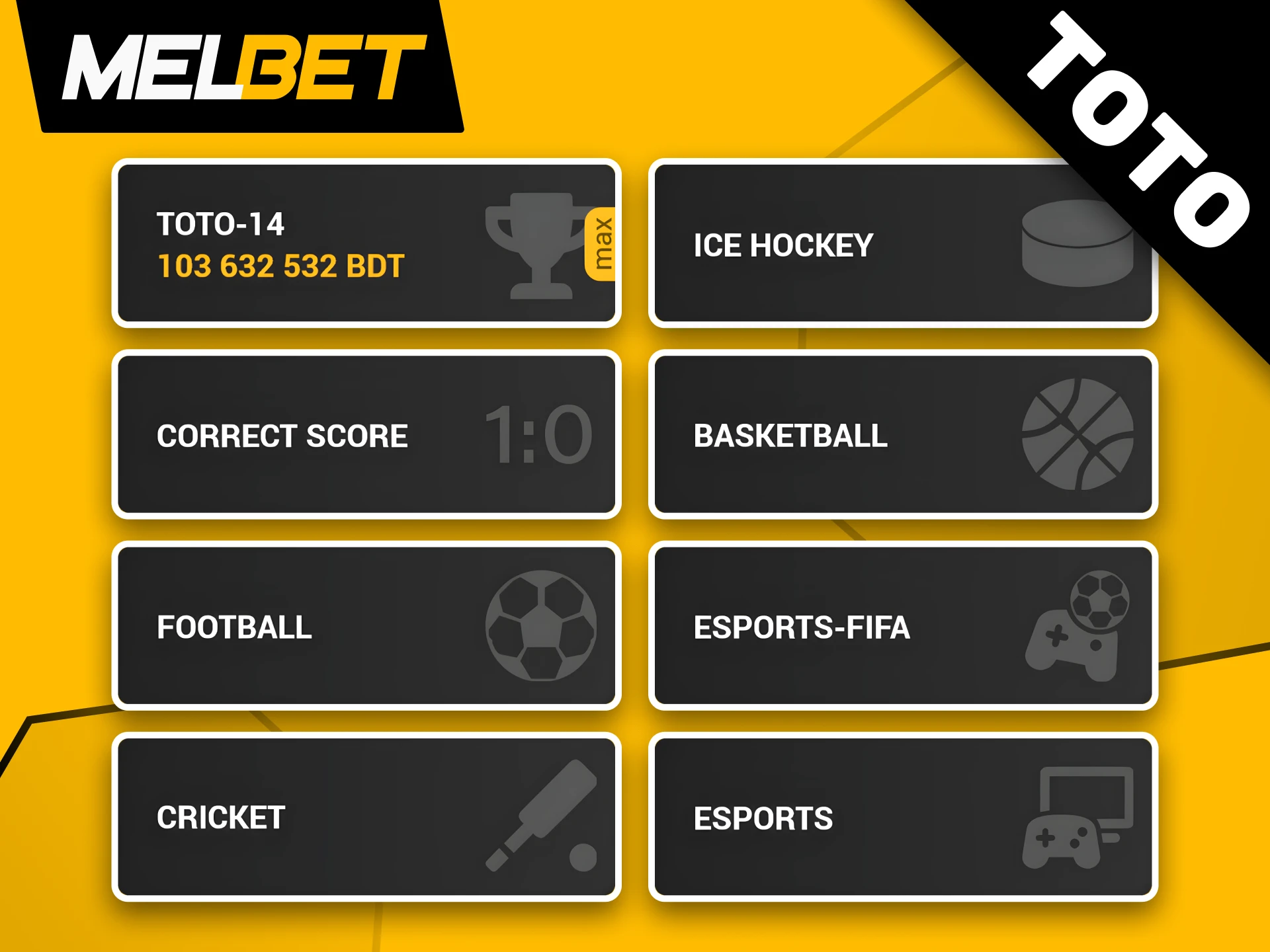 Try Melbet’s TOTO betting for a chance to win impressive rewards.