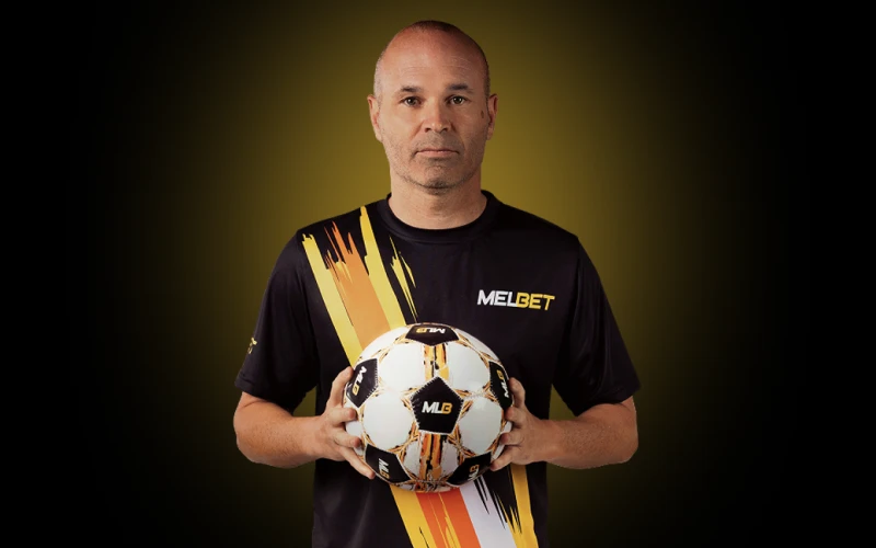 Melbet signed a sponsorship deal with Andrés Iniesta.
